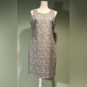 Kaleigh pullover sheath dress heather black/gray size L